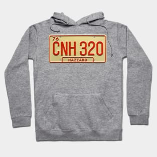 Dukes of Hazzard - General Lee License Plate Hoodie